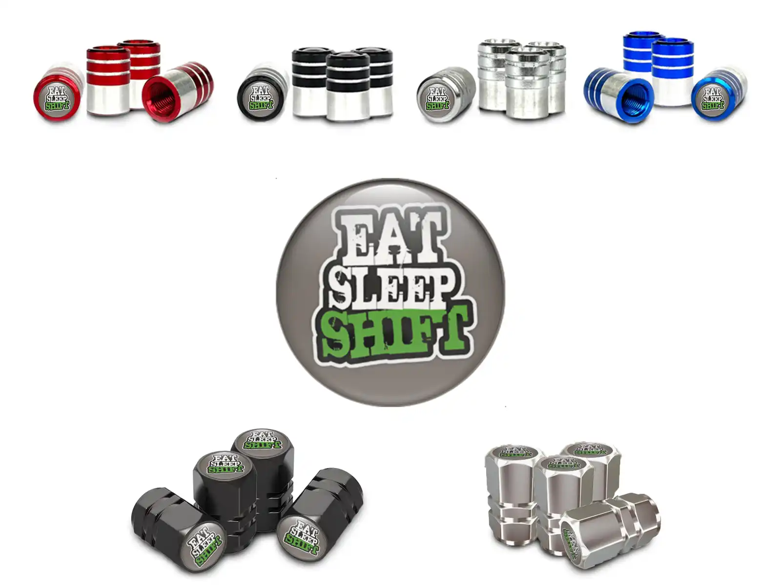 Rim Valve Covers Trucks Glossy